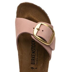 BIRKENSTOCK WOMEN’S MADRID BIG BUCKLE SANDAL OLD PINK 38 NEW
